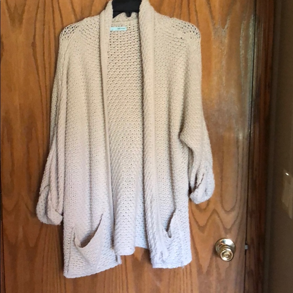 Open front cardigan